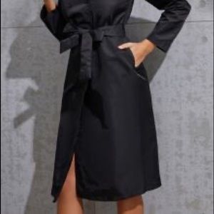 Double breasted hidden pocket coat size 14